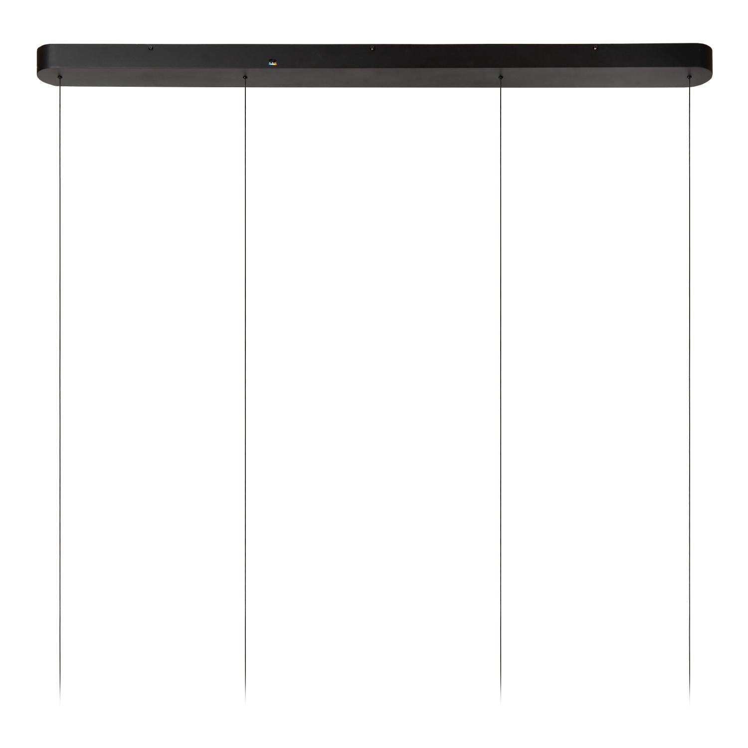 Lucide RADIANT - Hanglamp - LED Dimb. - CCT - 2x38W 2700K/4000K - Zwart | Vibes - KwaliteitWonen.nl