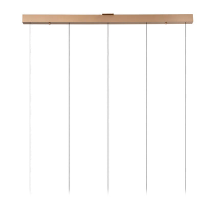 Lucide SANTIAGO - Hanglamp - LED Dimb. - CCT - 5x10W 2700K/4000K - Amber | Premium - KwaliteitWonen.nl
