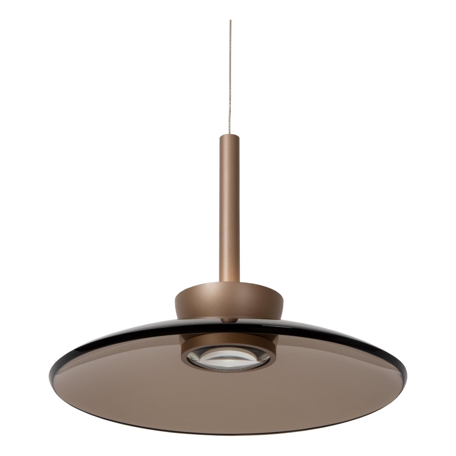 Lucide SANTIAGO - Hanglamp - Ø 32 cm - LED Dimb. - CCT - 1x16W 2700K/4000K - Amber | Premium - KwaliteitWonen.nl