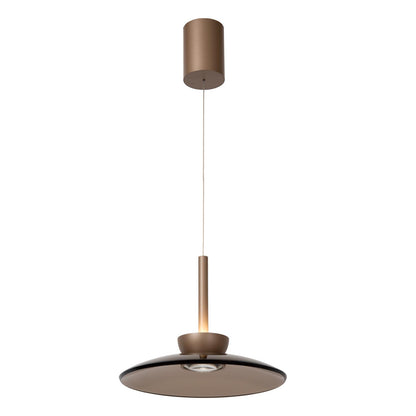 Lucide SANTIAGO - Hanglamp - Ø 32 cm - LED Dimb. - CCT - 1x16W 2700K/4000K - Amber | Premium - KwaliteitWonen.nl