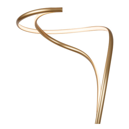 Lucide SARDANA - Vloerlamp - Ø 44 cm - LED Dimb. - 1x28W 2700K - Mat Goud / Messing | Premium - KwaliteitWonen.nl