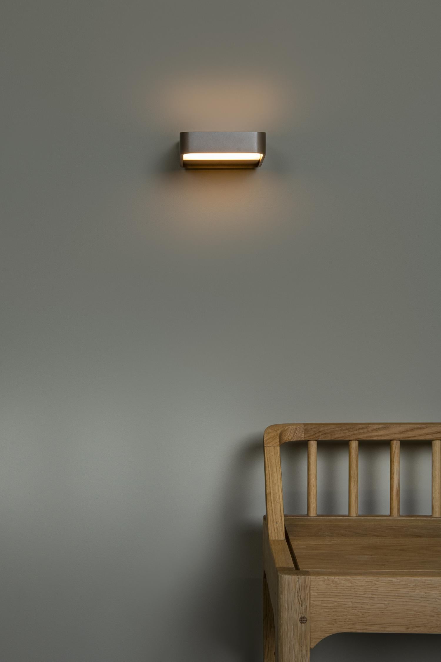 Lucide SILVI - Oplaadbare Wandlamp - Accu/Batterij - LED Dimb. - 1x3,7W 2700K - Koffie | Premium - KwaliteitWonen.nl