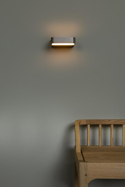 Lucide SILVI - Oplaadbare Wandlamp - Accu/Batterij - LED Dimb. - 1x3,7W 2700K - Koffie | Premium - KwaliteitWonen.nl