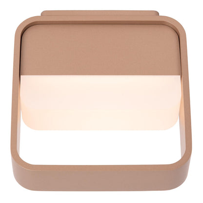 Lucide SILVI - Oplaadbare Wandlamp - Accu/Batterij - LED Dimb. - 1x3,7W 2700K - Koffie | Premium - KwaliteitWonen.nl