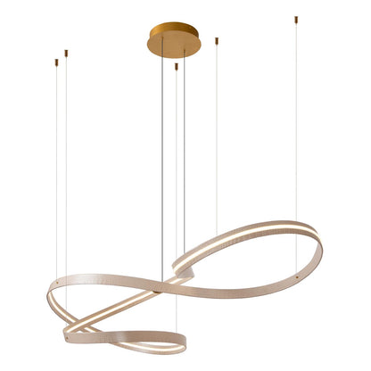 Lucide SLALOM - Hanglamp - LED Dimb. - CCT - 1x80W 2200K/4000K - Beige | Premium - KwaliteitWonen.nl