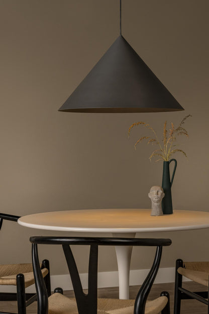 Lucide SPITZE - Hanglamp - Ø 60 cm - 1xE27 - Grijs | Vibes - KwaliteitWonen.nl