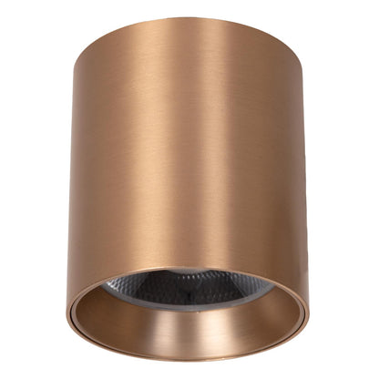 Lucide STRAXX - Plafondspot - Ø 8 cm - LED Dimb. - CCT - 1x15W 2700K/4000K - Champagne kleur | Premium - KwaliteitWonen.nl