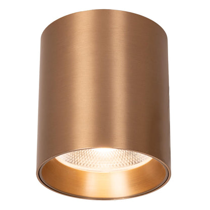 Lucide STRAXX - Plafondspot - Ø 8 cm - LED Dimb. - CCT - 1x15W 2700K/4000K - Champagne kleur | Premium - KwaliteitWonen.nl