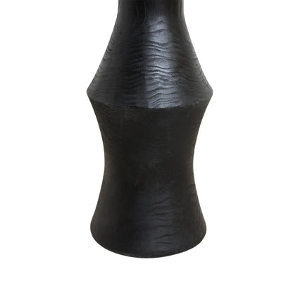 Raw Materials Bijzettafel Nero Twilight Rond 50cm Teakhout Zwart - KwaliteitWonen.nl