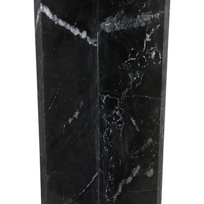 Raw Materials Bijzettafel Shanghai 35x35cm Marmer Zwart - KwaliteitWonen.nl