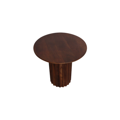 Raw Materials Bullnose Bijzettafel Omgekeerd Bruin Ø 50 Cm - KwaliteitWonen.nl