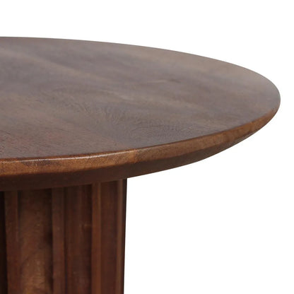 Raw Materials Bullnose Bijzettafel Omgekeerd Bruin Ø 50 Cm - KwaliteitWonen.nl