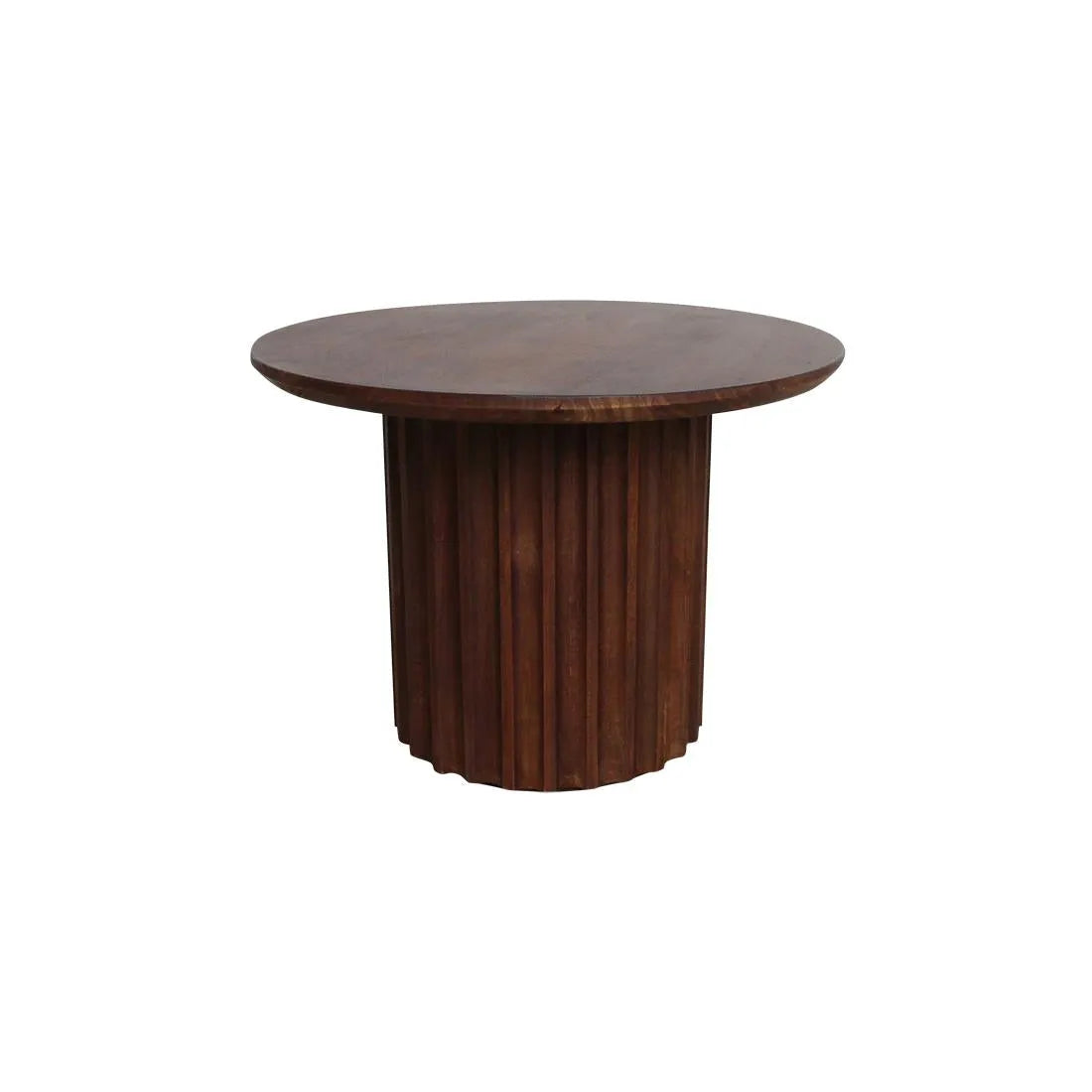 Raw Materials Bullnose Bijzettafel Omgekeerd Bruin Ø 55 Cm - KwaliteitWonen.nl