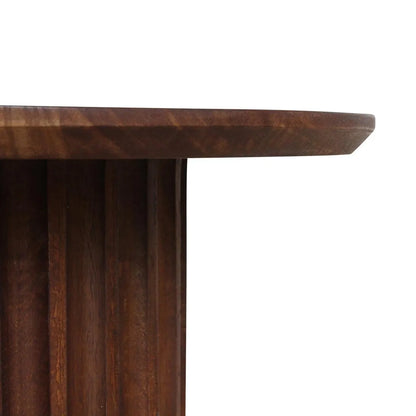 Raw Materials Bullnose Bijzettafel Omgekeerd Bruin Ø 55 Cm - KwaliteitWonen.nl