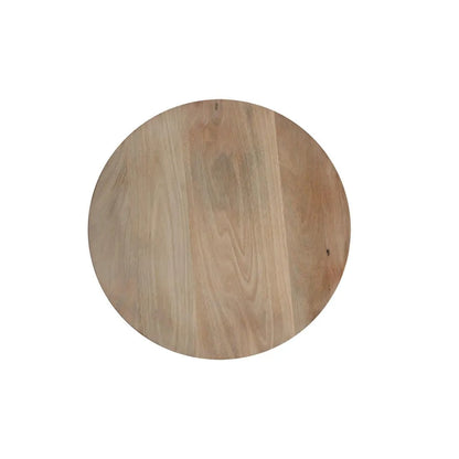 Raw Materials Bullnose Bijzettafel Omgekeerd Naturel Ø 50 Cm - KwaliteitWonen.nl