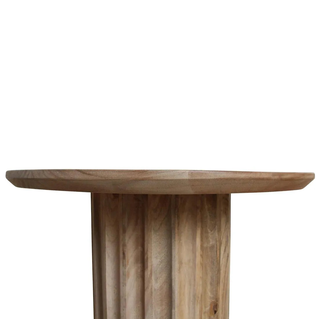 Raw Materials Bullnose Bijzettafel Omgekeerd Naturel Ø 50 Cm - KwaliteitWonen.nl