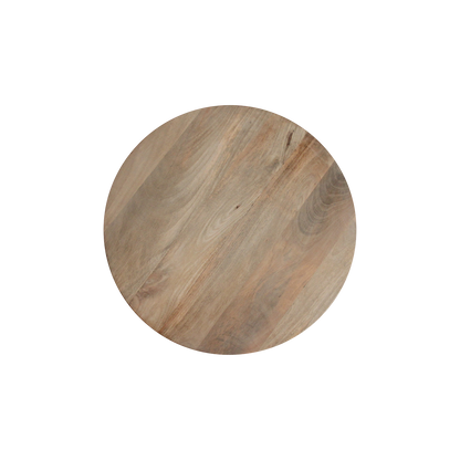 Raw Materials Bullnose Bijzettafel Omgekeerd Naturel Ø 55 Cm - KwaliteitWonen.nl