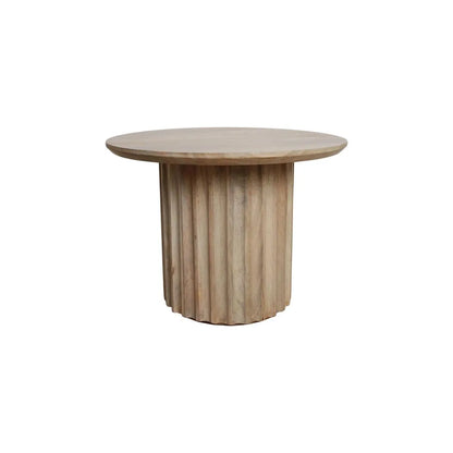 Raw Materials Bullnose Bijzettafel Omgekeerd Naturel Ø 55 Cm - KwaliteitWonen.nl