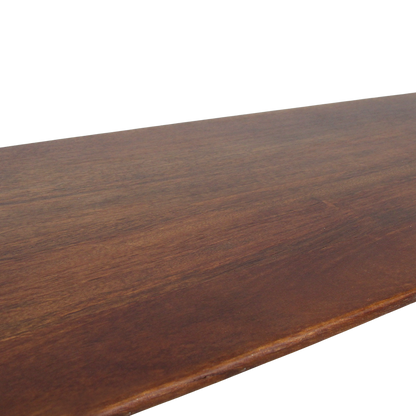 Raw Materials Bullnose Eetkamerbank Mangohout Bruin 180cm - KwaliteitWonen.nl