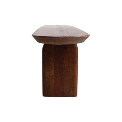 Raw Materials Bullnose Eetkamerbank Mangohout Bruin 240cm - KwaliteitWonen.nl