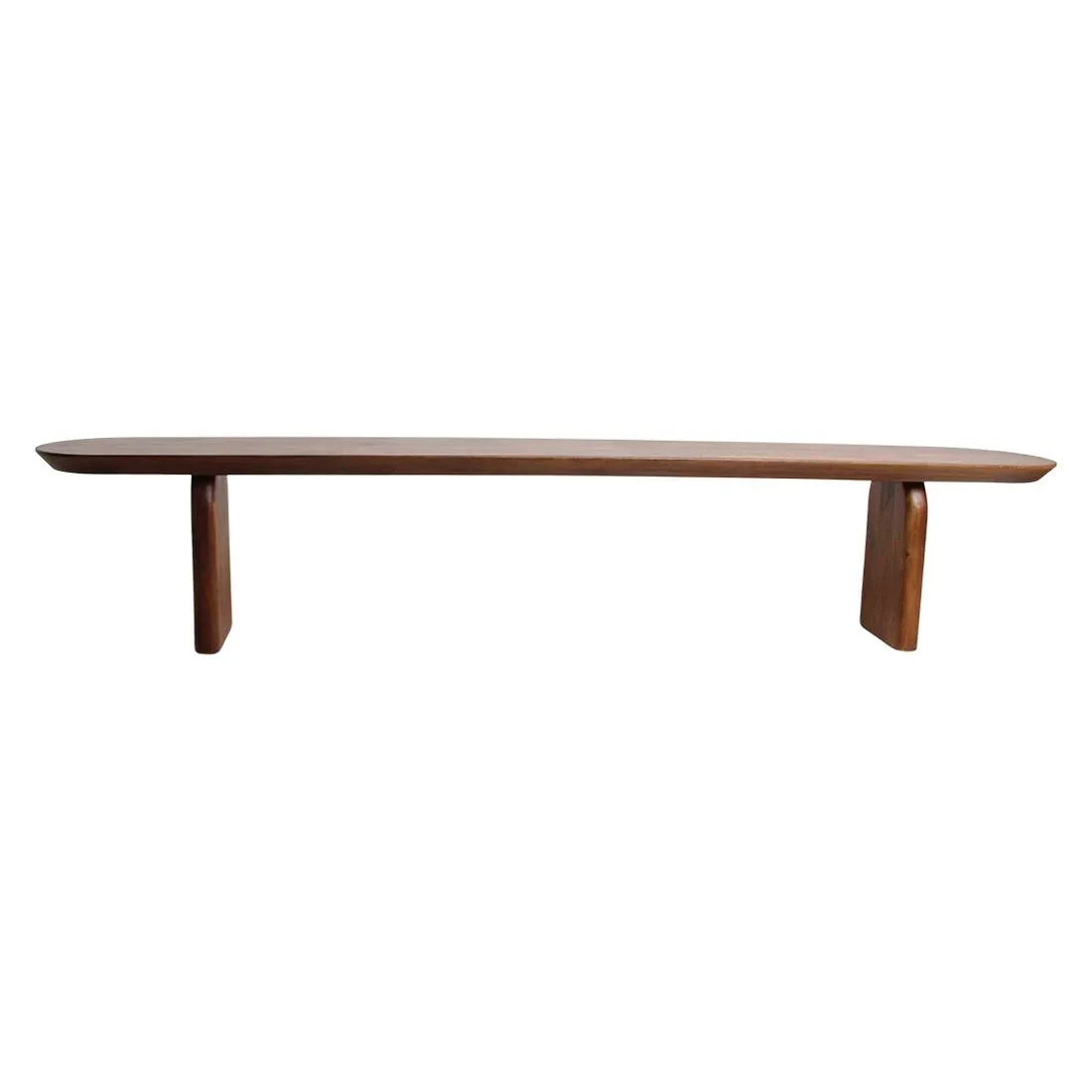 Raw Materials Bullnose Eetkamerbank Mangohout Bruin 240cm - KwaliteitWonen.nl