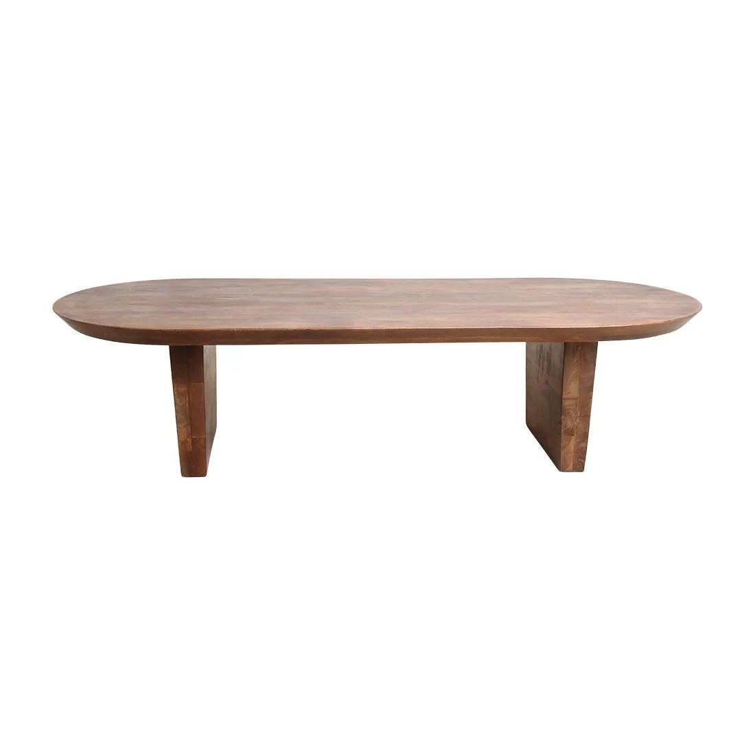 Raw Materials Bullnose Salontafel Mangohout Bruin - KwaliteitWonen.nl