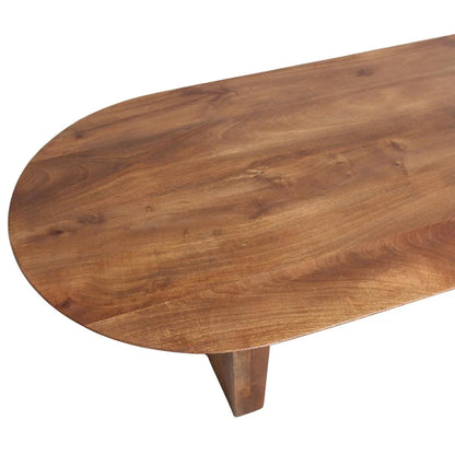 Raw Materials Bullnose Salontafel Mangohout Bruin - KwaliteitWonen.nl