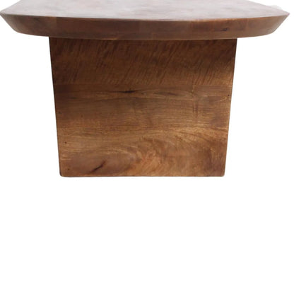 Raw Materials Bullnose Salontafel Mangohout Bruin - KwaliteitWonen.nl