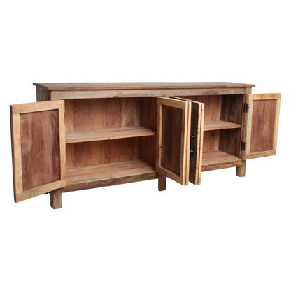 Raw Materials Dressoir Farmwood 4-deurs Gerecycled Hout - KwaliteitWonen.nl