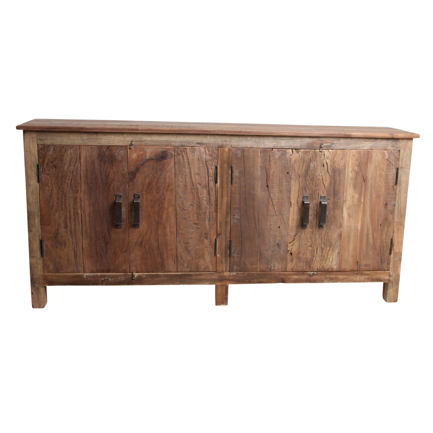 Raw Materials Dressoir Farmwood 4-deurs Gerecycled Hout - KwaliteitWonen.nl
