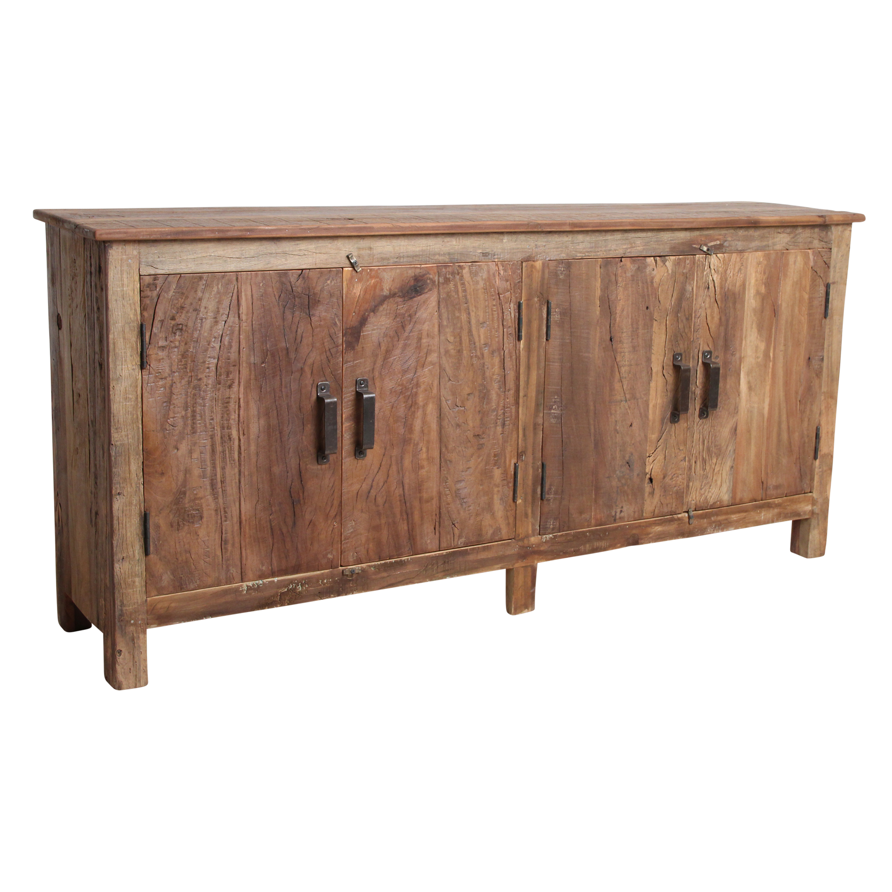 Raw Materials Dressoir Farmwood 4-deurs Gerecycled Hout - KwaliteitWonen.nl