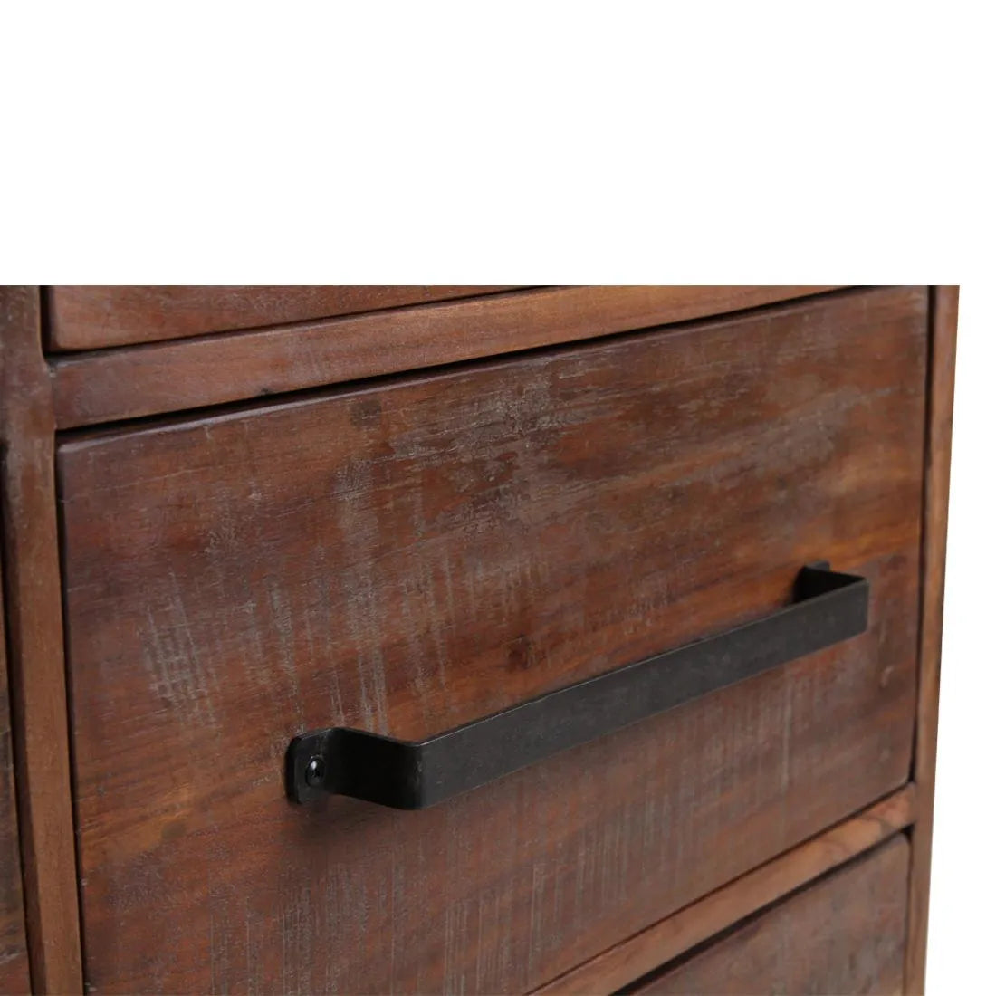 Raw Materials Dressoir Hout Bruin 6 Lades - KwaliteitWonen.nl