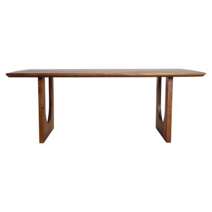 Raw Materials Eettafel Bullnose Chamfered Arch 180cm mangohout - KwaliteitWonen.nl