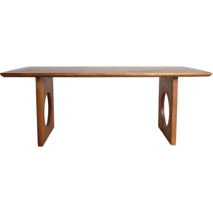 Raw Materials Eettafel Bullnose Chamfered Loop 200cm mangohout - KwaliteitWonen.nl