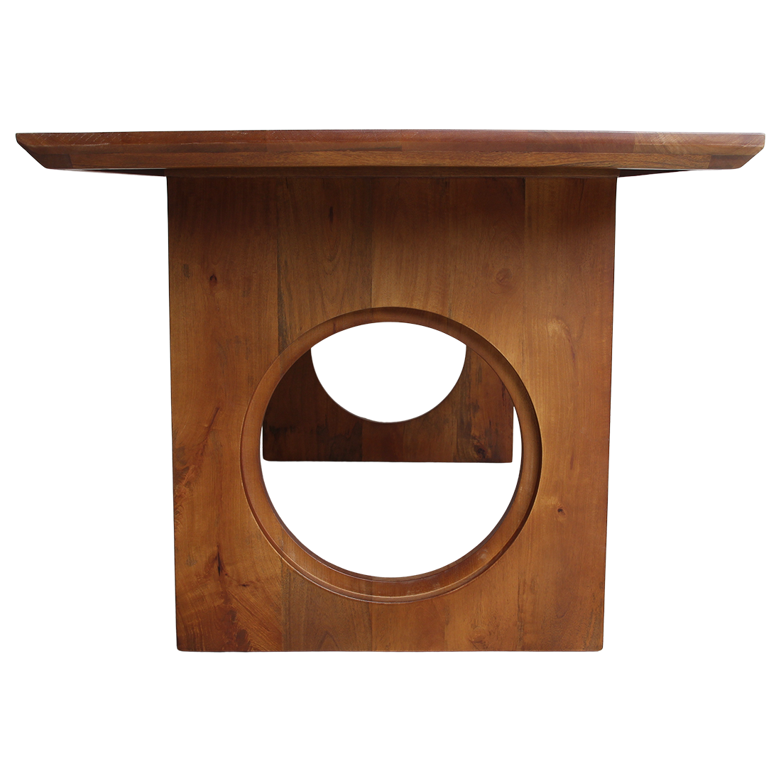 Raw Materials Eettafel Bullnose Chamfered Loop 200cm mangohout - KwaliteitWonen.nl