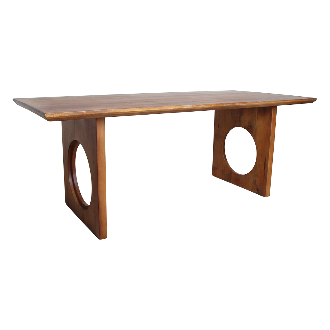 Raw Materials Eettafel Bullnose Chamfered Loop 200cm mangohout - KwaliteitWonen.nl