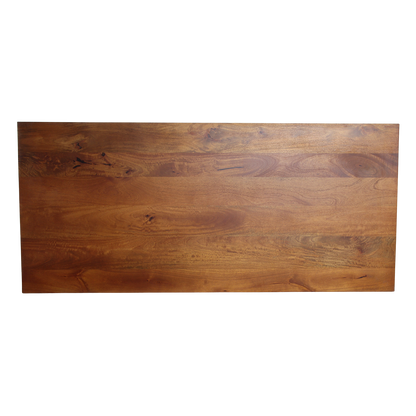 Raw Materials Eettafel Bullnose Chamfered Mix 200cm mangohout - KwaliteitWonen.nl