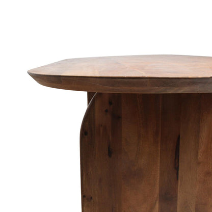 Raw Materials Eettafel Bullnose Ovaal 240x90cm Bruin Mangohout - Gesloten Onderstel - KwaliteitWonen.nl
