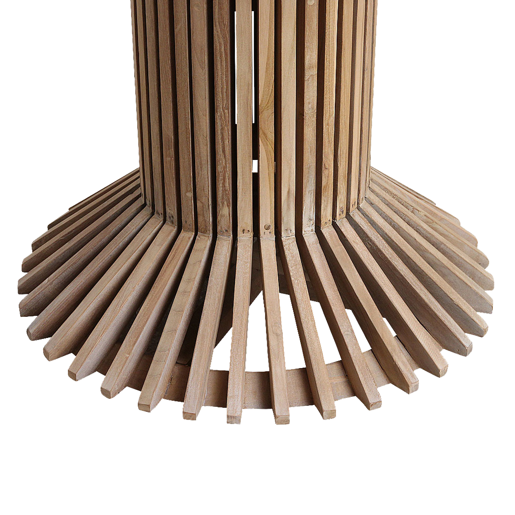 Raw Materials Eettafel Eiffel Rond 140cm Teakhout - KwaliteitWonen.nl