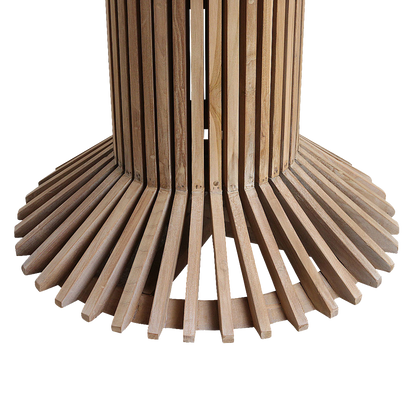 Raw Materials Eettafel Eiffel Rond 140cm Teakhout - KwaliteitWonen.nl