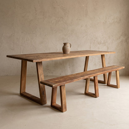Raw Materials Eettafel Farmwood 180x90cm Gerecycled Hout - KwaliteitWonen.nl