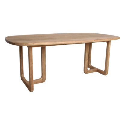 Raw Materials Eettafel Invierno 200x100cm Teakhout - KwaliteitWonen.nl