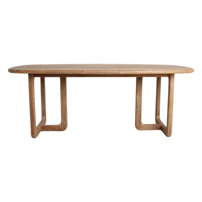 Raw Materials Eettafel Invierno 240x100cm Teakhout - KwaliteitWonen.nl