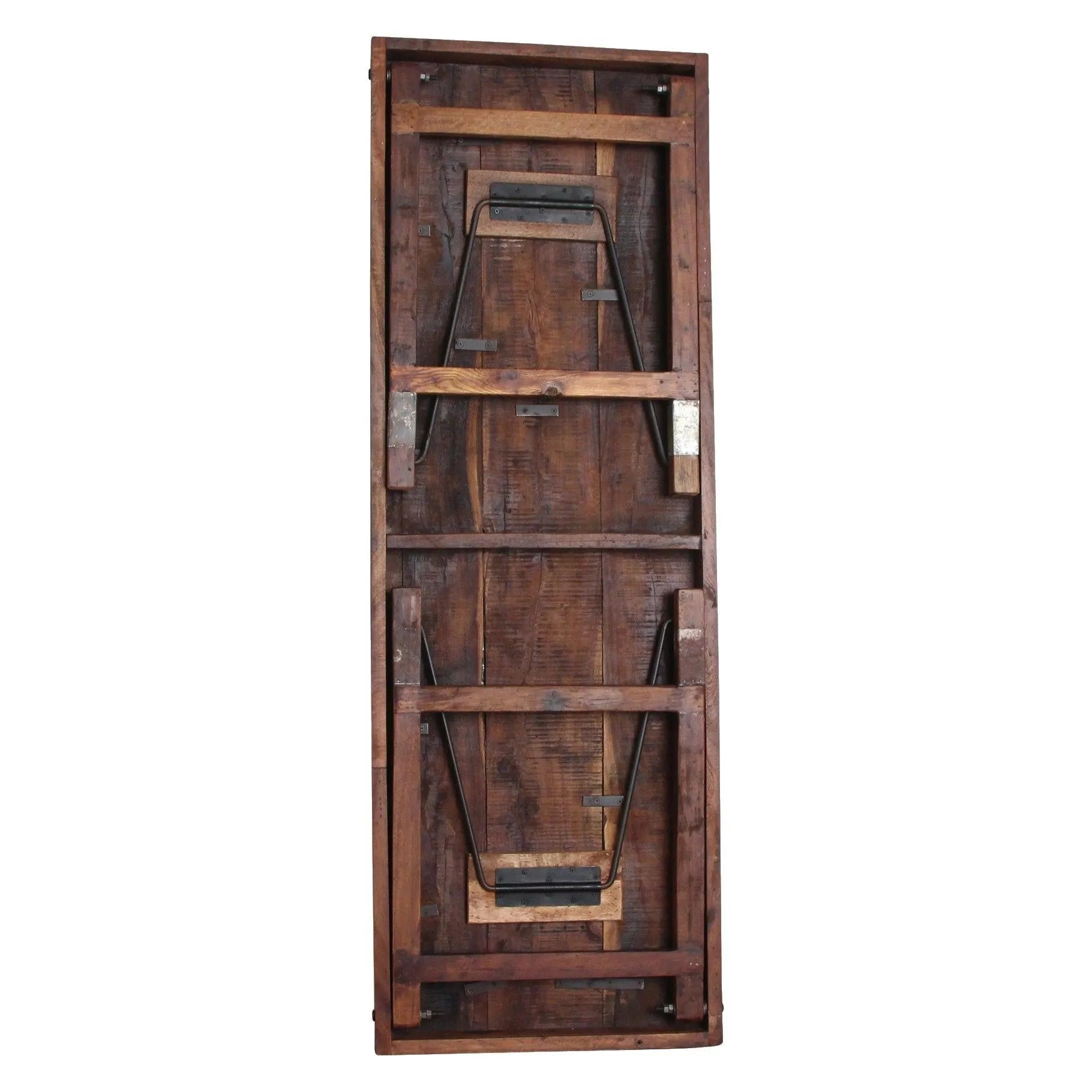 Raw Materials Eettafel Vintage Inklapbaar 173x60cm Gerecycled Hout - KwaliteitWonen.nl