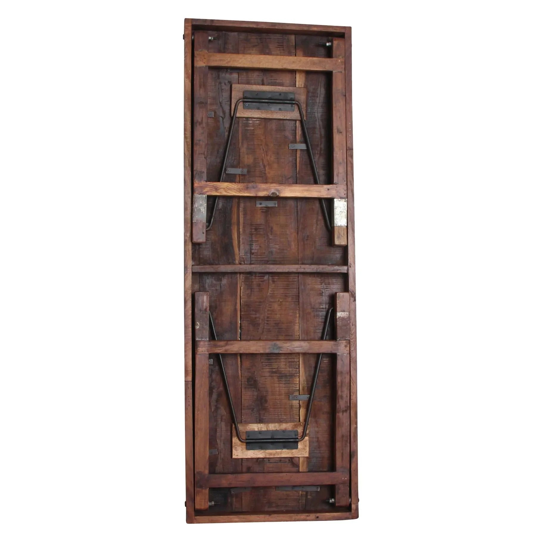 Raw Materials Eettafel Vintage Inklapbaar 173x60cm Gerecycled Hout - KwaliteitWonen.nl