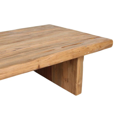Raw Materials FSC-gerecyclede Teakhouten Salontafel 140x60cm - KwaliteitWonen.nl
