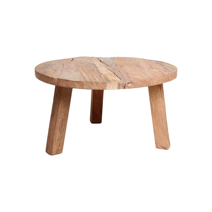 Raw Materials Farmwood Ronde Salontafel - Fsc-Gerecycled Hout - Ø70cm - KwaliteitWonen.nl