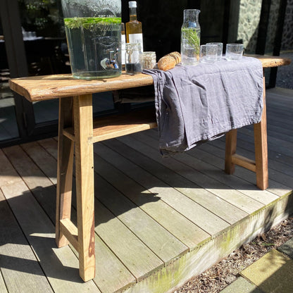 Raw Materials Farmwood Wandtafel Groot - Fsc-Gerecycled Hout - KwaliteitWonen.nl