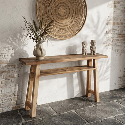 Raw Materials Farmwood Wandtafel Groot - Fsc-Gerecycled Hout - KwaliteitWonen.nl