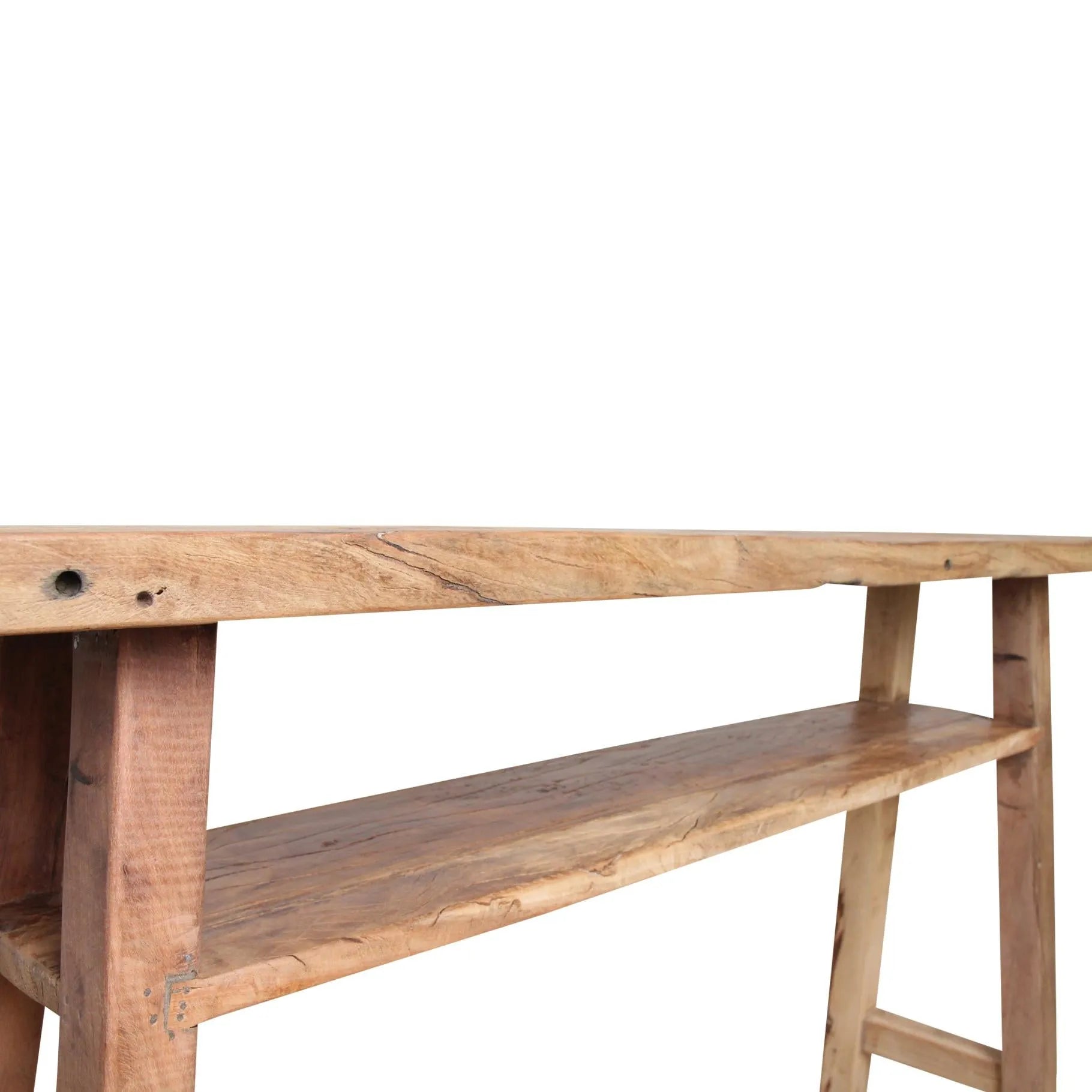 Raw Materials Farmwood Wandtafel Groot - Fsc-Gerecycled Hout - KwaliteitWonen.nl